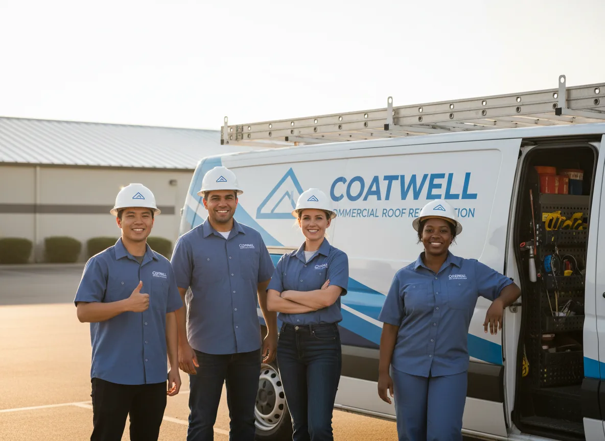 Commercial roof coating company in Crane, MO